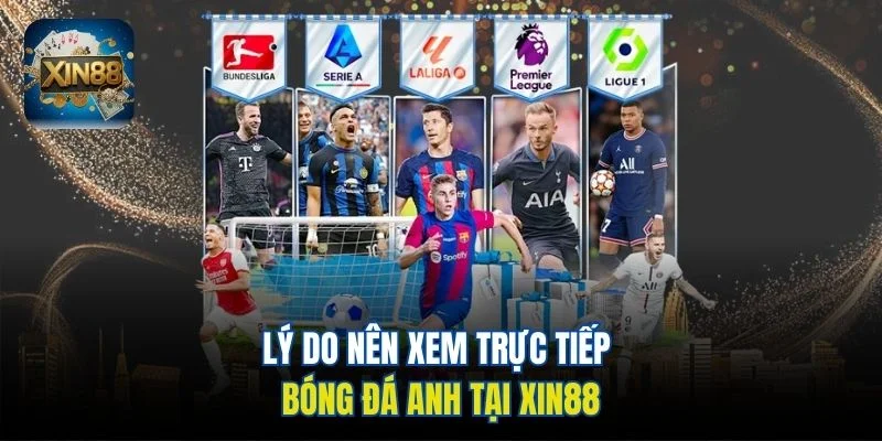 Lý do nên xem trực tiếp bóng đá Anh tại Xin88
