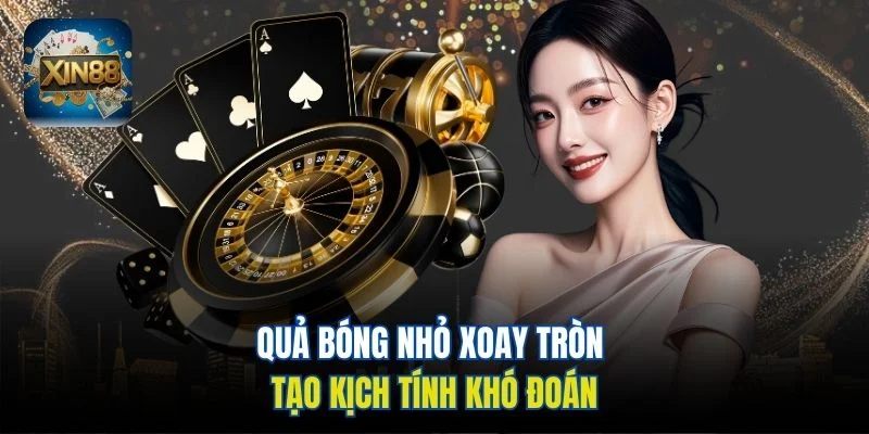 Quả bóng nhỏ xoay tròn tạo kịch tính khó đoán